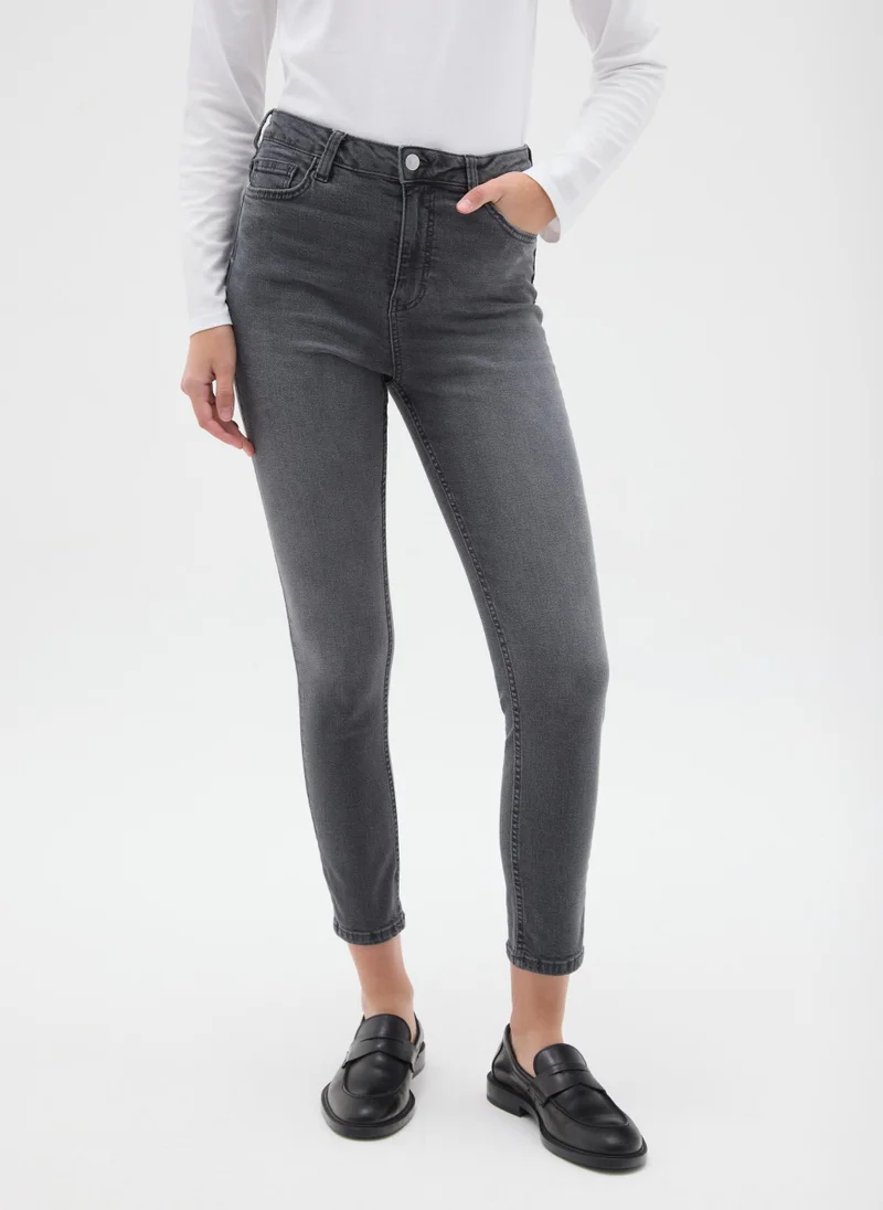 او في اس OVS Stretch Grey Skinny Jeans